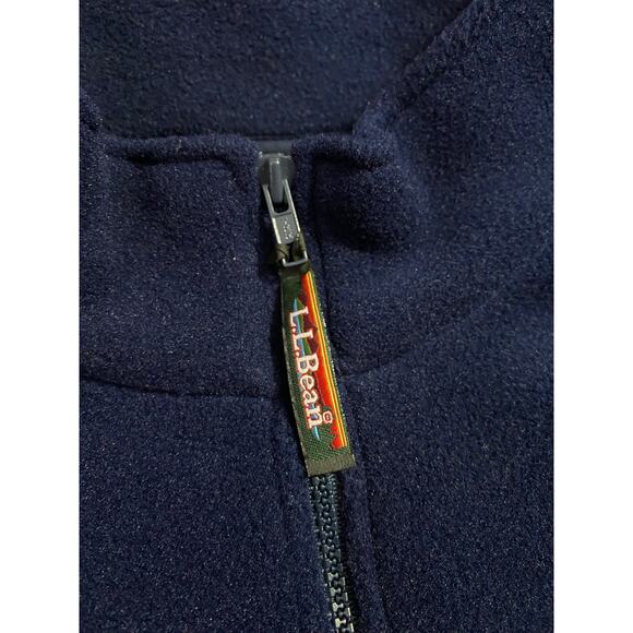 L.L.Bean Half-Zip Fleece Pullover – Men’s 2XL, Blue Soft Midweight Layer - Picture 5 of 9